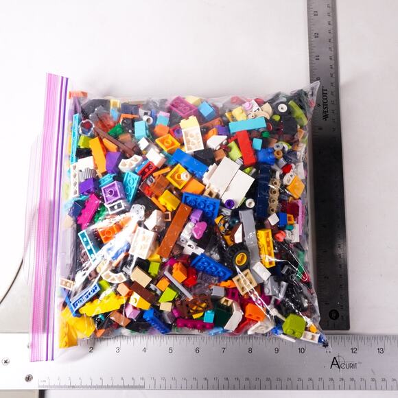 2lb 14oz Lego Brick Pieces Big Bag Random Mixed Building Blocks Assorted Toy Lot - Picture 7 of 8